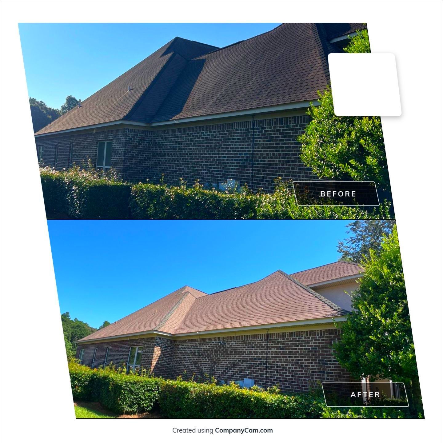 A Duo Roof Cleaning and Driveway Wash in West Mobile, AL