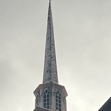 Drone-Wash-of-Church-Steeple-on-Dauphin-Island-Parkway 1